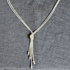 Silpada Sterling Silver FORGET ME KNOT necklace 17in
